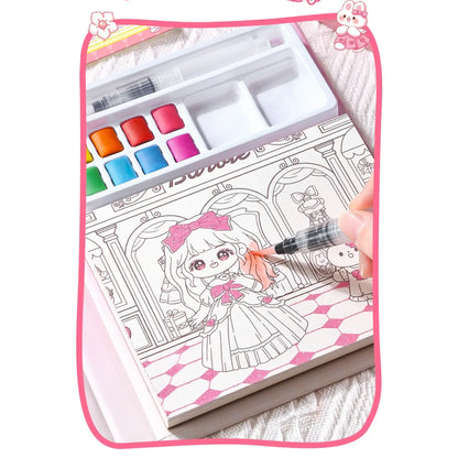 Magic Water Coloring Book Kit