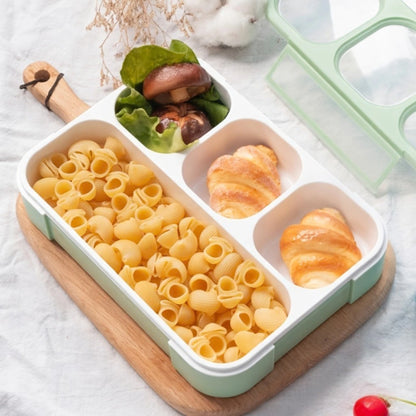 4 Compartment And 3 Compartment Leakproof Bento Lunch Box with Spoon