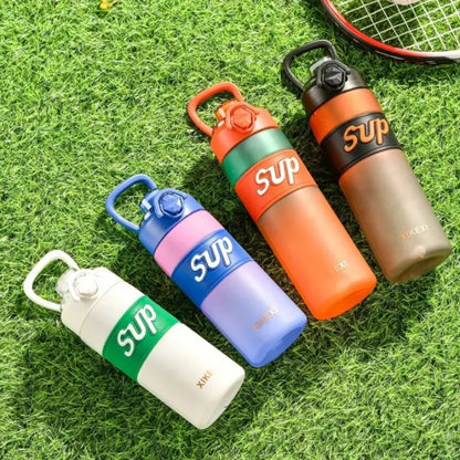 Insulated Water Bottle with Straw