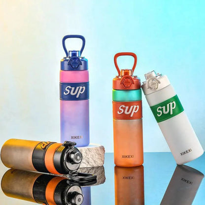 Insulated Water Bottle with Straw