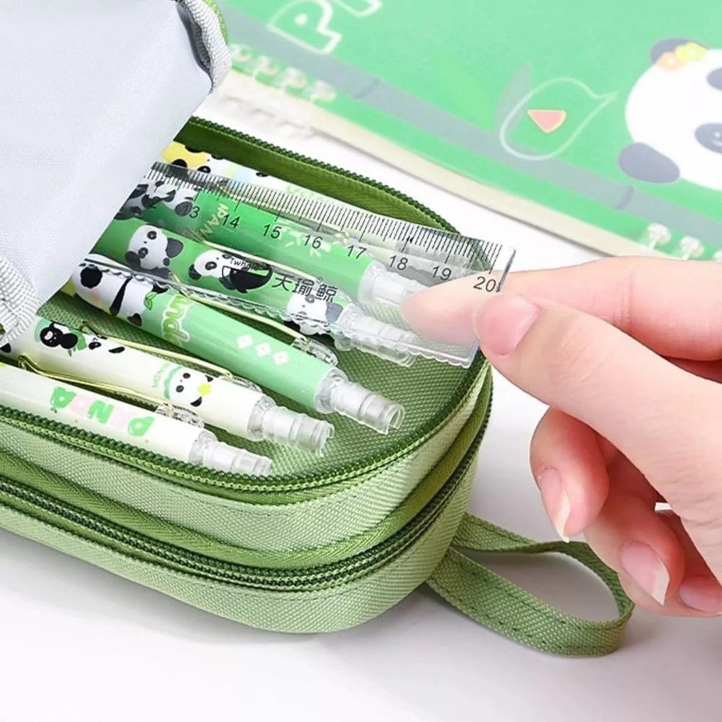 Panda Large Capacity Pencil Pouch Organizer