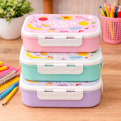 Stainless Steel Lunch Box with 3 Compartments