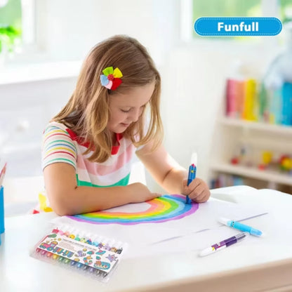 12 Color Twistable Crayons Set