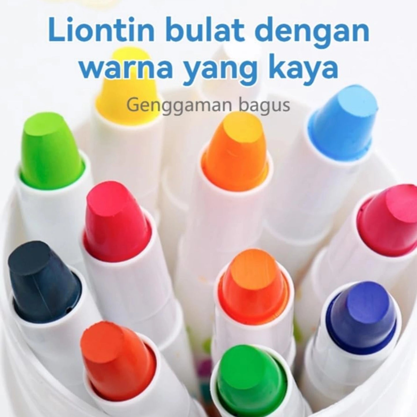 Color Twist Crayons Set with Storage Bucket