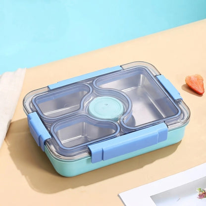 Stainless Steel Bento Lunch Box with Sauce Cup