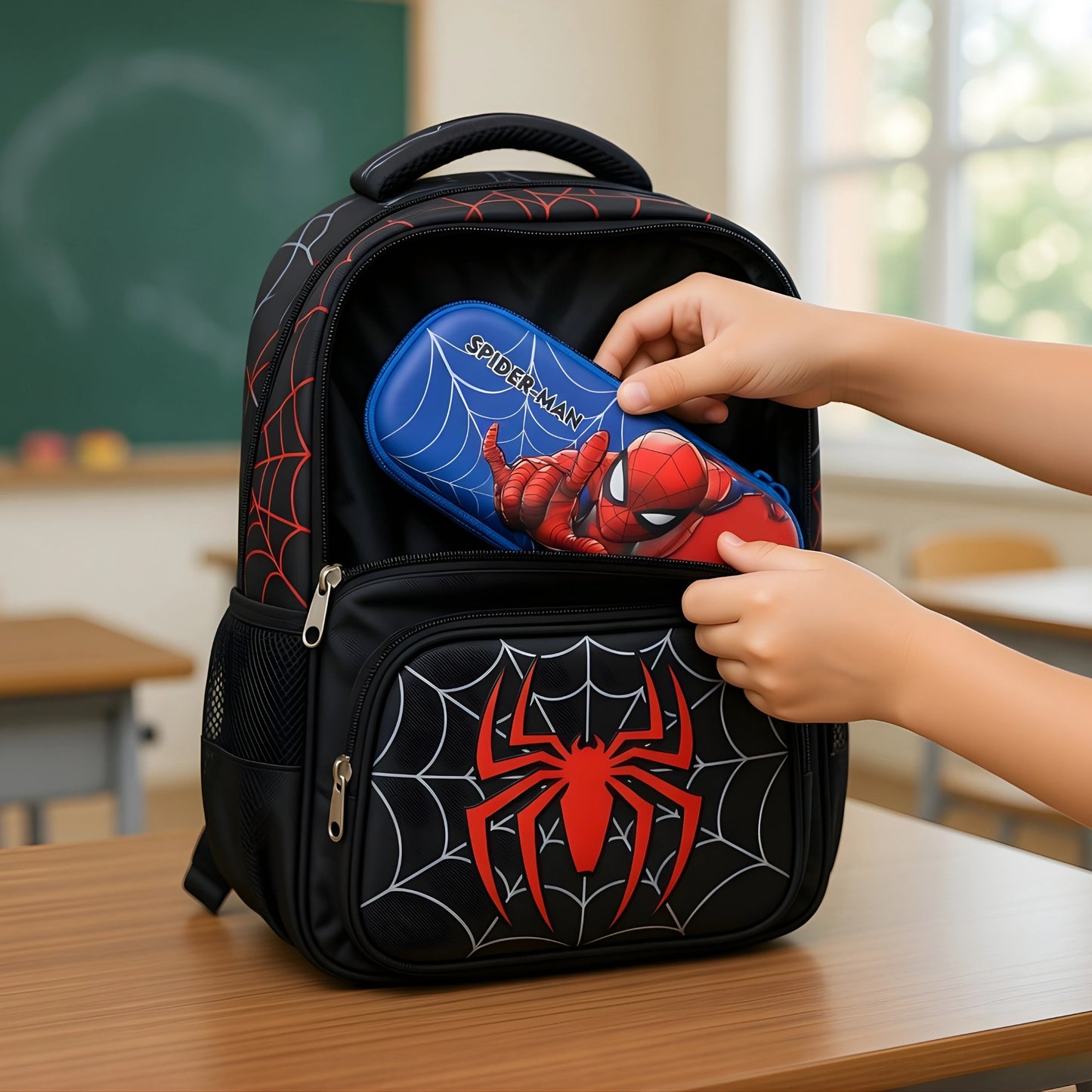Superhero Hard Shell Pencil Case