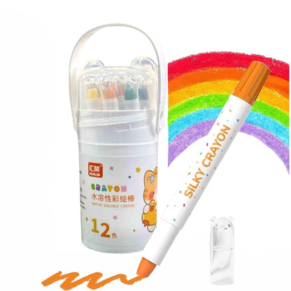 Color Twist Crayons Set with Storage Bucket